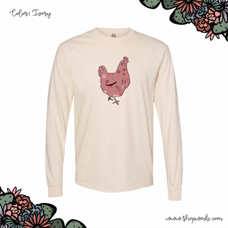 Valentines Chicken LONG SLEEVE T-Shirt (S-3XL) - Multiple Colors!