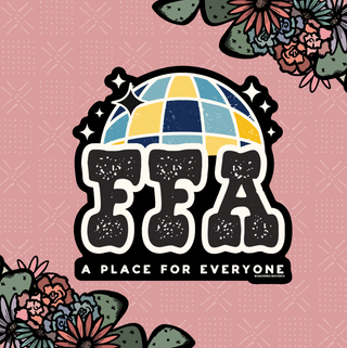 Disco FFA A Place For Everyone Sticker