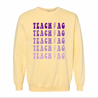 Teach Ag Bolt Purple Crewneck (S-3XL) - Multiple Colors!