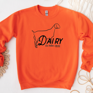 Dairy Goat It's Better Local Crewneck (S-3XL) - Multiple Colors!