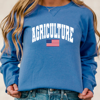 Agriculture Flag Crewneck (S-3XL) - Multiple Colors!