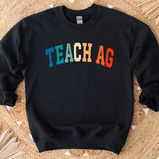 Varsity Teach Ag Color Crewneck (S-3XL) - Multiple Colors!