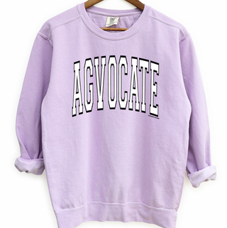 UPL - Big Varsity Agvocate BLACK & WHITE Crewneck (S-3XL) - Multiple Colors!