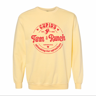 Cupid Farm & Ranch RED Crewneck (S-3XL) - Multiple Colors!