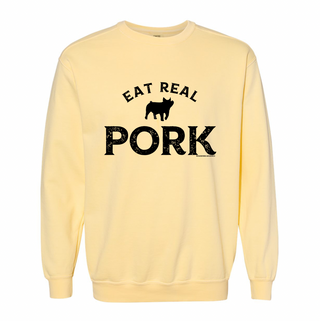 Eat Real Pork Crewneck (S-3XL) - Multiple Colors!