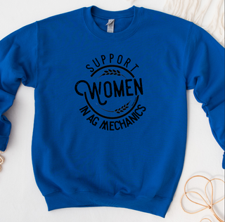 Support Women in Ag Mechanics Crewneck (S-3XL) - Multiple Colors!