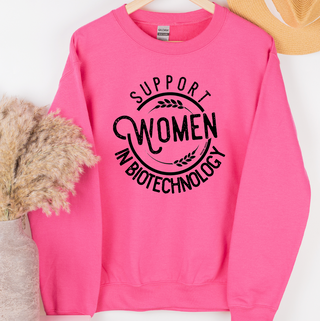 Support Women in Biotechnology Crewneck (S-3XL) - Multiple Colors!