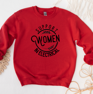 Support Women in Electrical Crewneck (S-3XL) - Multiple Colors!