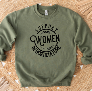 Support Women in Horticulture Crewneck (S-3XL) - Multiple Colors!