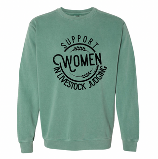 Support Women in Livestock Judging Crewneck (S-3XL) - Multiple Colors!