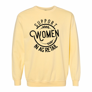 Support Women in Ag Retail Crewneck (S-3XL) - Multiple Colors!