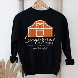 Gingerbread Barn Bakery Crewneck (S-3XL) - Multiple Colors!