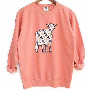 Trick Or Treat Dairy Cow Crewneck (S-3XL) - Multiple Colors!