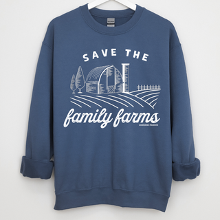 Save the Family Farms Crewneck (S-3XL) - Multiple Colors!