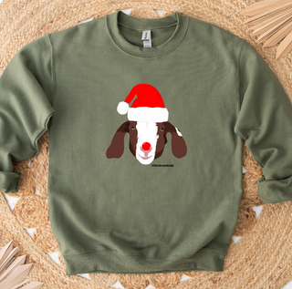 Christmas Spirit Goat Crewneck (S-3XL) - Multiple Colors!