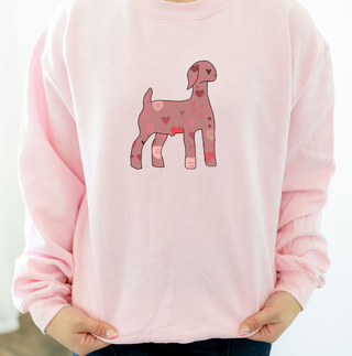 Valentines Goat Crewneck (S-3XL) - Multiple Colors!