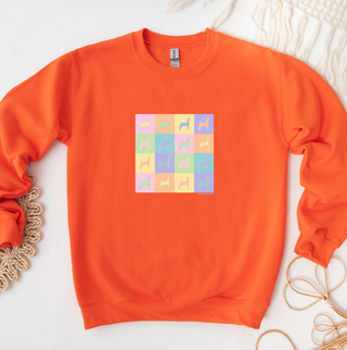 Pastel Checker Goat Crewneck (S-3XL) - Multiple Colors!