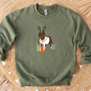 Christmas Present Goat Crewneck (S-3XL) - Multiple Colors!