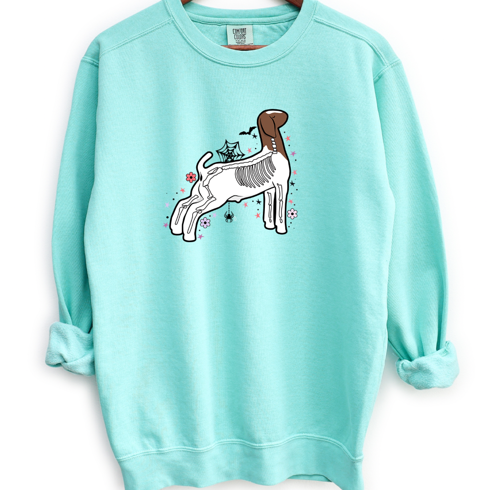 Skeleton Goat Crewneck (S-3XL) - Multiple Colors!