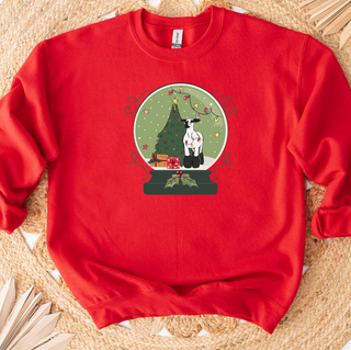 Green Snow Globe Lamb Crewneck (S-3XL) - Multiple Colors!