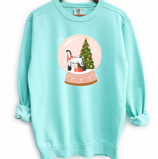 Snow Globe Lamb Crewneck (S-3XL) - Multiple Colors!