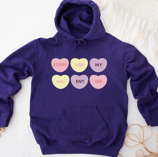 Steers Are My Valentine Hoodie (S-3XL) Unisex - Multiple Colors!