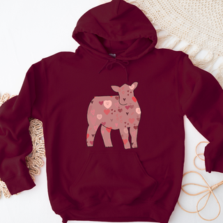 Valentines Steer Hoodie (S-3XL) Unisex - Multiple Colors!