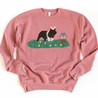 Easter Hamp Pig Crewneck (S-3XL) - Multiple Colors!