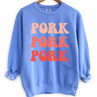 Funky Pork Orange Crewneck (S-3XL) - Multiple Colors!