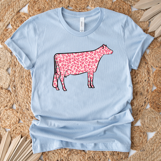 Pink Cheetah Dairy Cow T-Shirt (XS-4XL) - Multiple Colors!