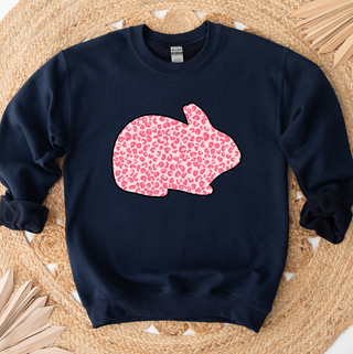 Pink Cheetah Rabbit Crewneck (S-3XL) - Multiple Colors!