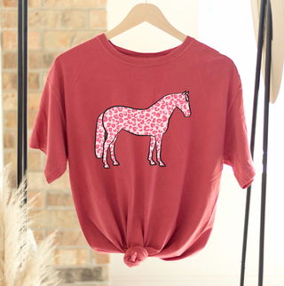 Pink Cheetah Horse ComfortWash/ComfortColor T-Shirt (S-4XL) - Multiple Colors!