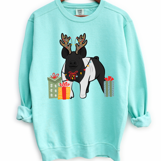 Reindeer Pig Crewneck (S-3XL) - Multiple Colors!