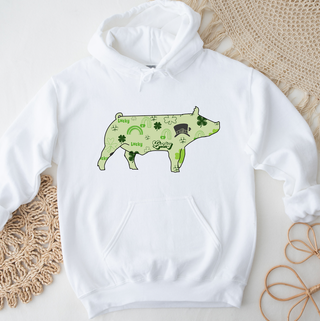 Saint Patrick Pig Hoodie (S-3XL) Unisex - Multiple Colors!