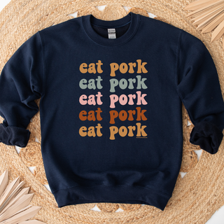 Groovy Eat Pork Crewneck (S-3XL) - Multiple Colors!