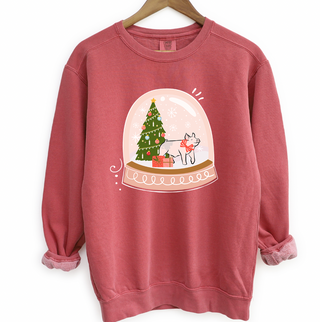 Snow Globe Pig Crewneck (S-3XL) - Multiple Colors!