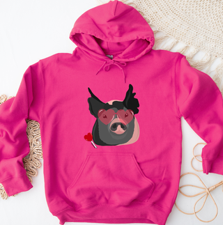 Love Struck Pig Hoodie (S-3XL) Unisex - Multiple Colors!