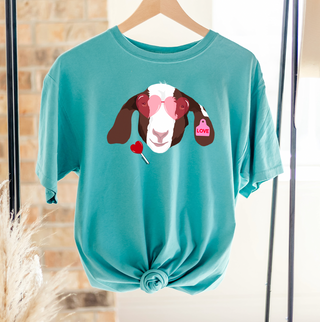 Love Struck Goat ComfortWash/ComfortColor T-Shirt (S-4XL) - Multiple Colors!