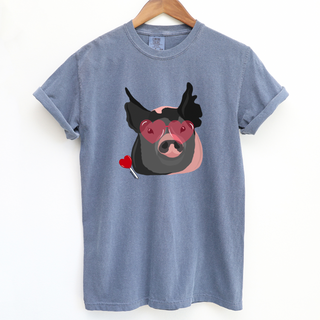 Love Struck Pig ComfortWash/ComfortColor T-Shirt (S-4XL) - Multiple Colors!