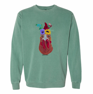 Chicken Flower Crewneck (S-3XL) - Multiple Colors!