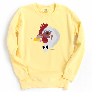 Nerdy Chicken Crewneck (S-3XL) - Multiple Colors!