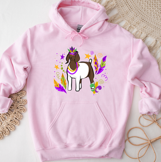 Goat Mardi Gras Hoodie (S-3XL) Unisex - Multiple Colors!