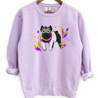 Pig Mardi Gras Crewneck (S-3XL) - Multiple Colors!