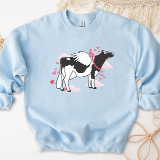 Cupid Dairy Cow Crewneck (S-3XL) - Multiple Colors!