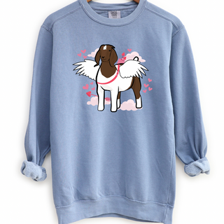 Cupid Goat Crewneck (S-3XL) - Multiple Colors!