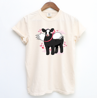 Cupid Cow ComfortWash/ComfortColor T-Shirt (S-4XL) - Multiple Colors!