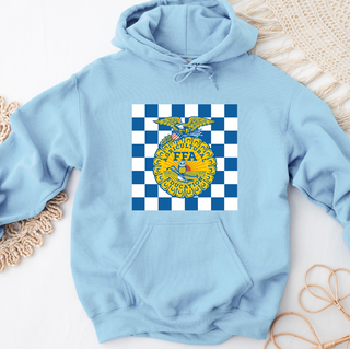 Checkered Emblem Hoodie (S-3XL) Unisex - Multiple Colors!