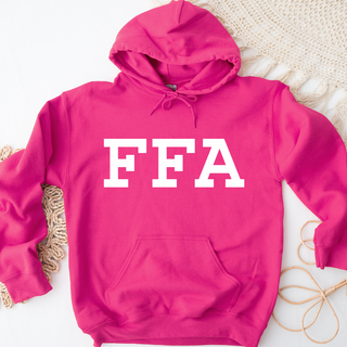 FFA White Ink Hoodie (S-3XL) Unisex - Multiple Colors!