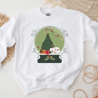 Green Snow Globe Rabbit Crewneck (S-3XL) - Multiple Colors!