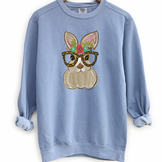 Nerdy Rabbit Crewneck (S-3XL) - Multiple Colors!